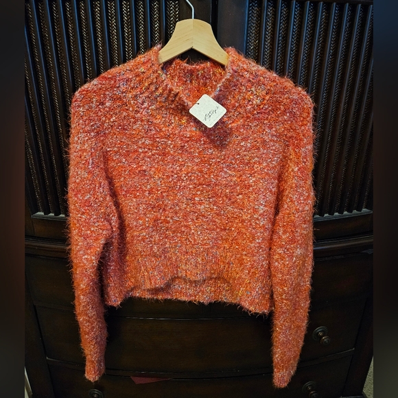 Free People Sweaters - Free People Stardust Pullover Scarlet Rose xs Nwt